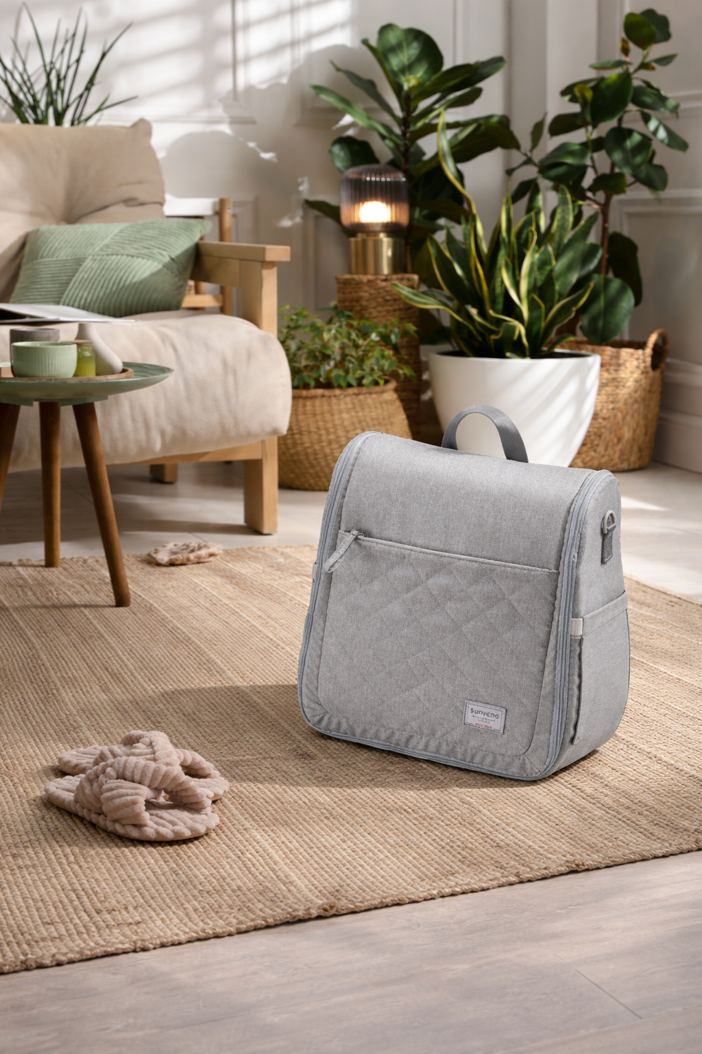 Foldable Diaper Bag Backpack with Changing Station