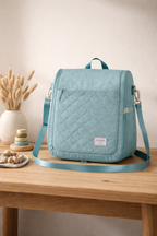 Foldable Diaper Bag Backpack with Changing Station