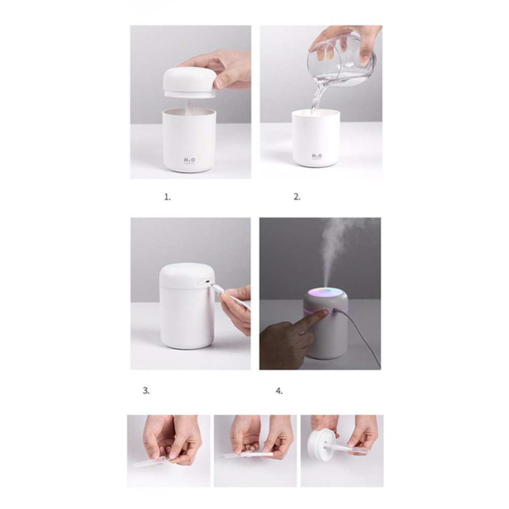 Ultrasonic Aroma Humidifier - Essential Oil Diffuser for Home