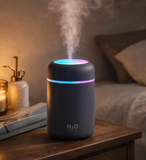 Ultrasonic Aroma Humidifier - Essential Oil Diffuser for Home